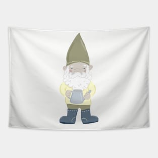 Gnome with Watering Can Tapestry
