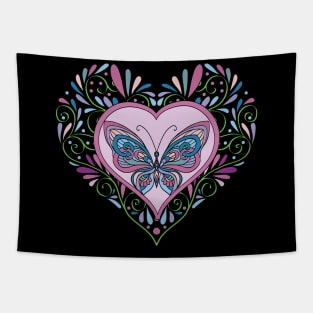 Beautiful Butterfly Art Tapestry