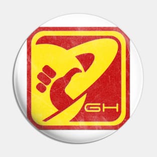 Galactic Hitchhikers GH Logo Pin