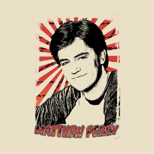 Matthew Perry 80s Retro Vintage Aesthetic T-Shirt