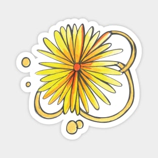 Yellow flower Magnet