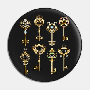 Set of Gold Keys Pin