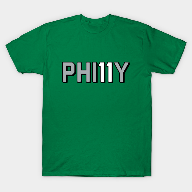 PHI11Y - Green - Eagles - T-Shirt