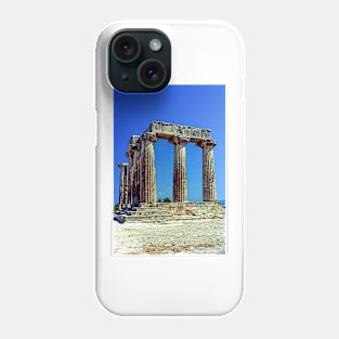 Temple of Apollo, Ancient Korinthos Phone Case