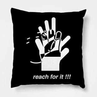 Reach For It - 90s Aesthetic Vaporwave Pillow