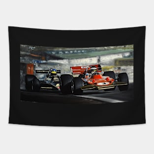 Jochen Rindt and Ronnie Peterson Tapestry