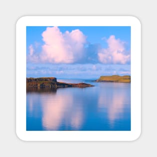 Clouds in the sea - reflections of Isle of Skye Magnet