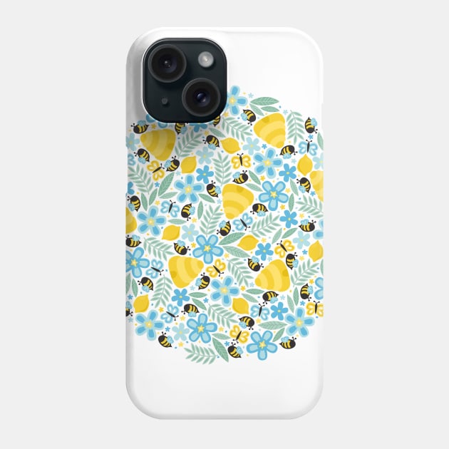 Busy Little Honeybees Phone Case by robyriker