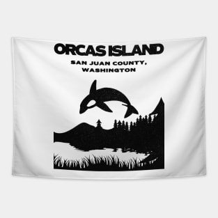 Orcas Island PNW Grunge Aesthetic Tapestry