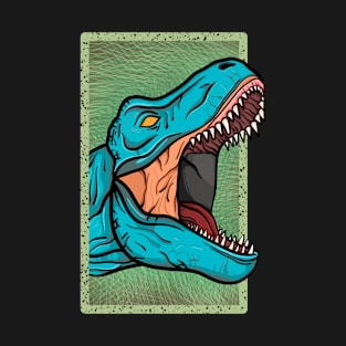 Cool Blue T-rex T-Shirt
