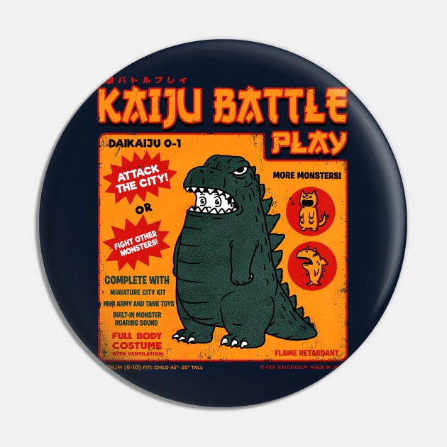 Kaiju Battle Player 1 Pin by pigboom