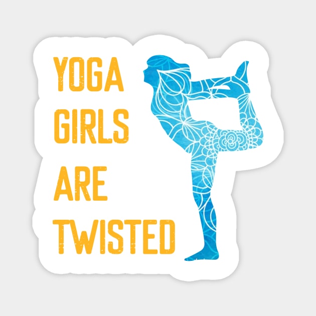 Yoga Girls are Twisted Magnet by Elitawesome