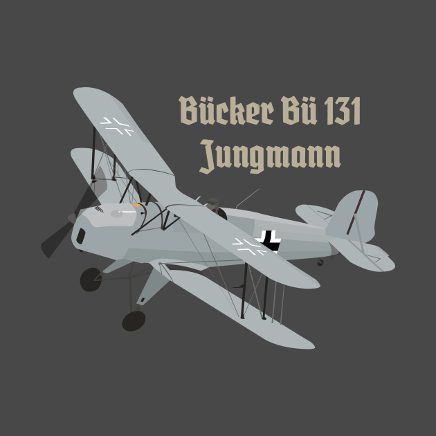 Bücker Bü 131 German WW2 Airplane by NorseTech