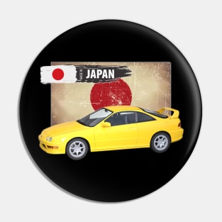 Yellow Acura Integra 1999 04 Pin