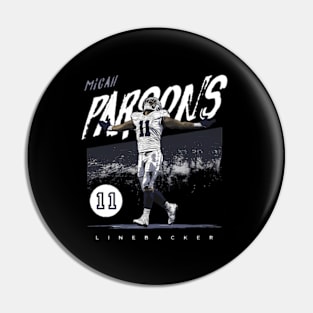 Micah Parsons Dallas Grunge Pin