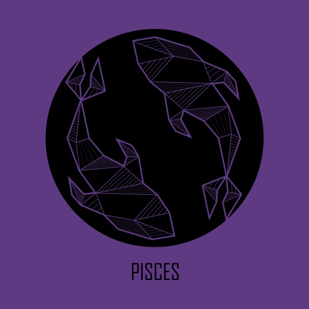 Pisces - Geometric Astrology by alcateiaart