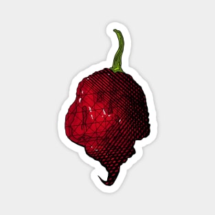 Habanero Chilli Pepper Sticker Spicy Hot Jalapeno Carolina Reaper Magnet