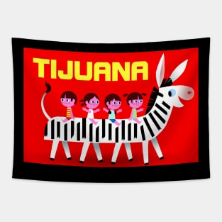 Tijuana Zebra Donkey Tapestry