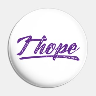 BTS J hope typography Pin