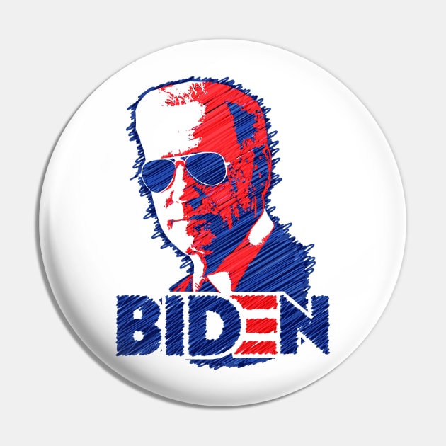 Joe Biden Aviator sunglasses Pin by XVIsupplies