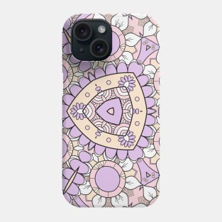 Kaleidoscope of Pastel Color Layered Mandalas Phone Case