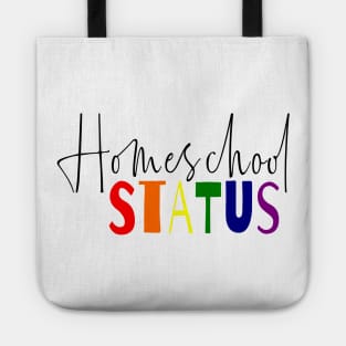 Homeschool status, unschool, worldschool Tote