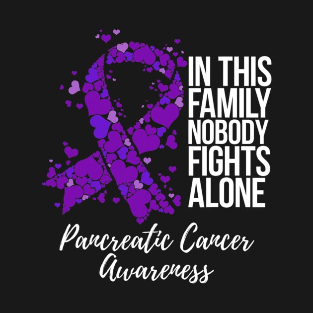 Family Support Pancreatic Cancer Awareness by eldridgejacqueline