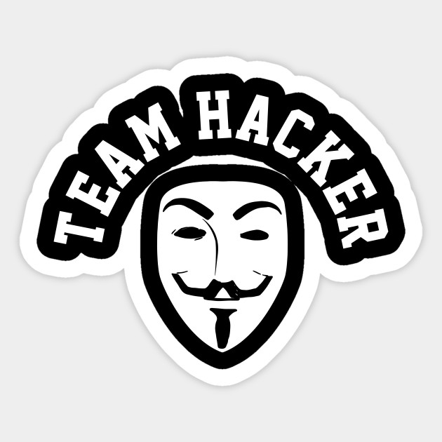 Hacker Anonymous Mask Computer Funny Hacker Sticker Teepublic Au