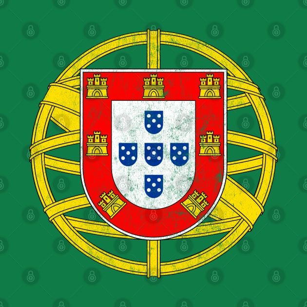 Portugal / Vintage Style Crest Design by DankFutura