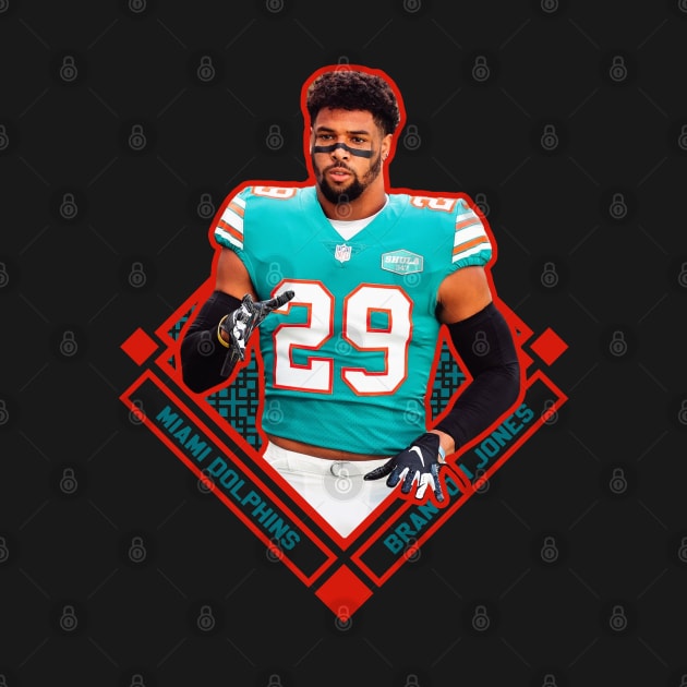 BRANDON JONES MIAMI DOLPHINS by hackercyberattackactivity