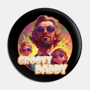 Groovy Daddy and Lil' Shades Pin