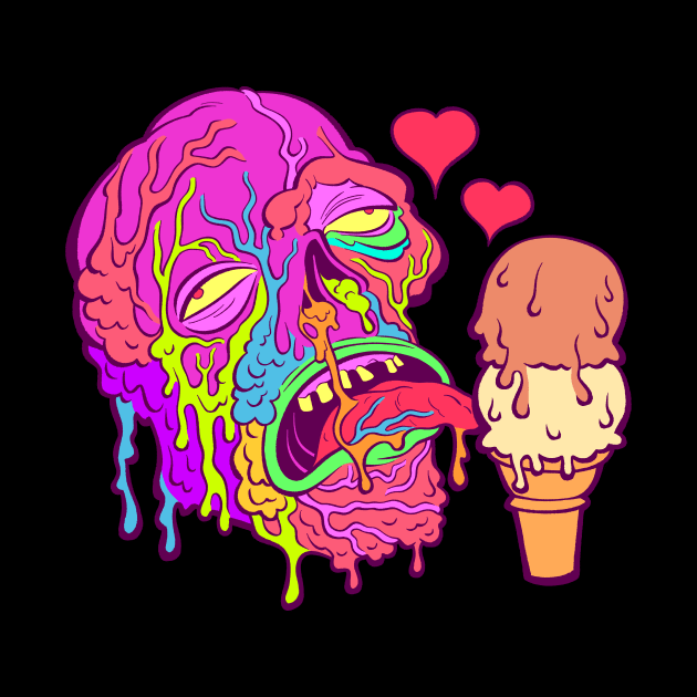 Ice Cream Zombie by tommartinart