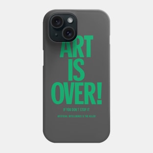 Art is over - yoko - artificial intelligence Phone Case