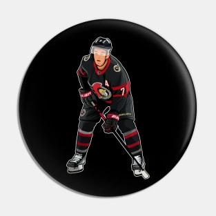 Brady Tkachuk #7 Skates Pin