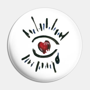 Florence Welch Third Eye Art Doodle Pin