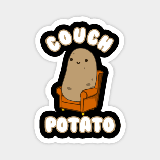 Funny Couch Potato - Kawaii Anime Pun Magnet