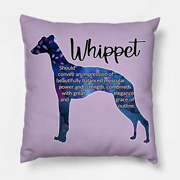 Whippet Pillow by ApolloOfTheStars