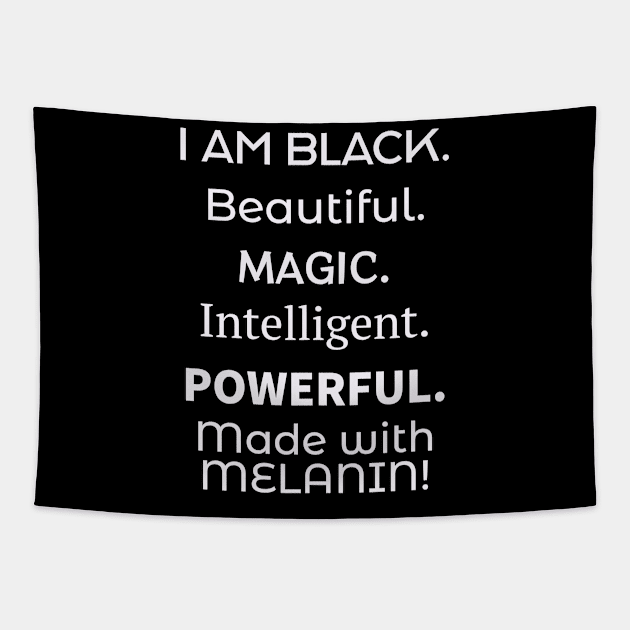 I am black Tapestry by QUOT-s