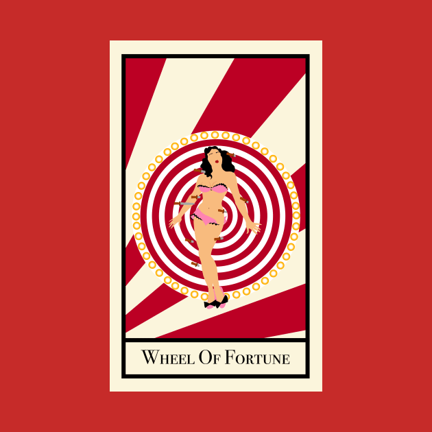 Wheel Of Fortune - Circus Tarot Card by Jakmalone