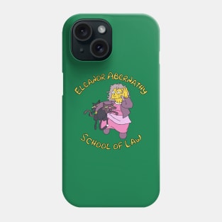 Eleanor Abernathy School of Law Phone Case