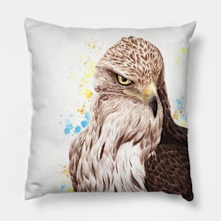 Eagle Watercolor Pillow