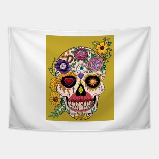 Sugar Skull 33 (Style:8) Tapestry