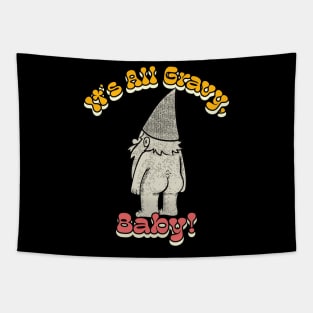 It's All Gravy, Baby! Gnome Hippie Thanksgiving Tapestry