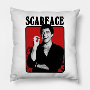 Vintage Scarface 1983 Crime Pillow