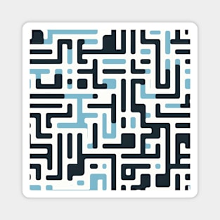 Maze of Dreams: Pastel Labyrinth Journey Magnet