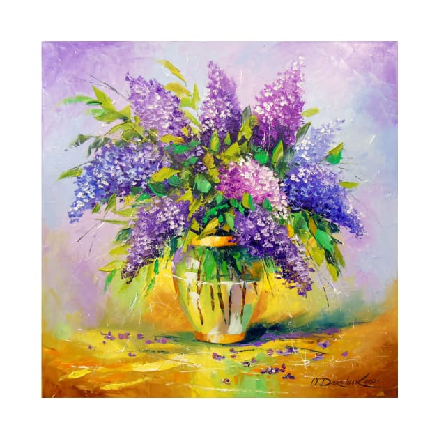 Bouquet of lilacs in a vase by OLHADARCHUKART