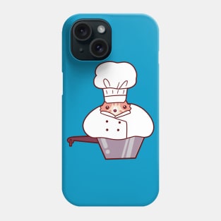 Chef Cat Sitting in Pot Phone Case