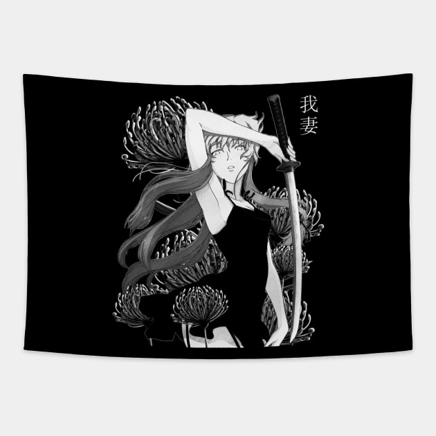 Dark Bloom Yuno Tapestry by stingi