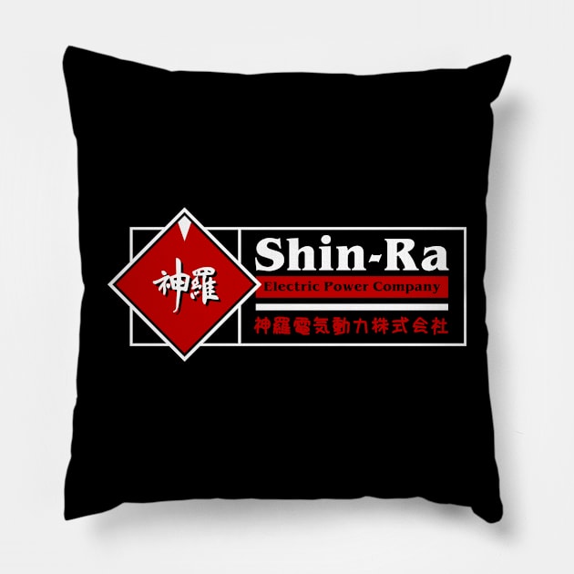 Shinra Electric Power Company Pillow by deadright