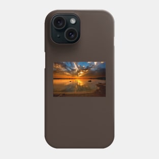 Elafonissos sunset - Crete island Phone Case